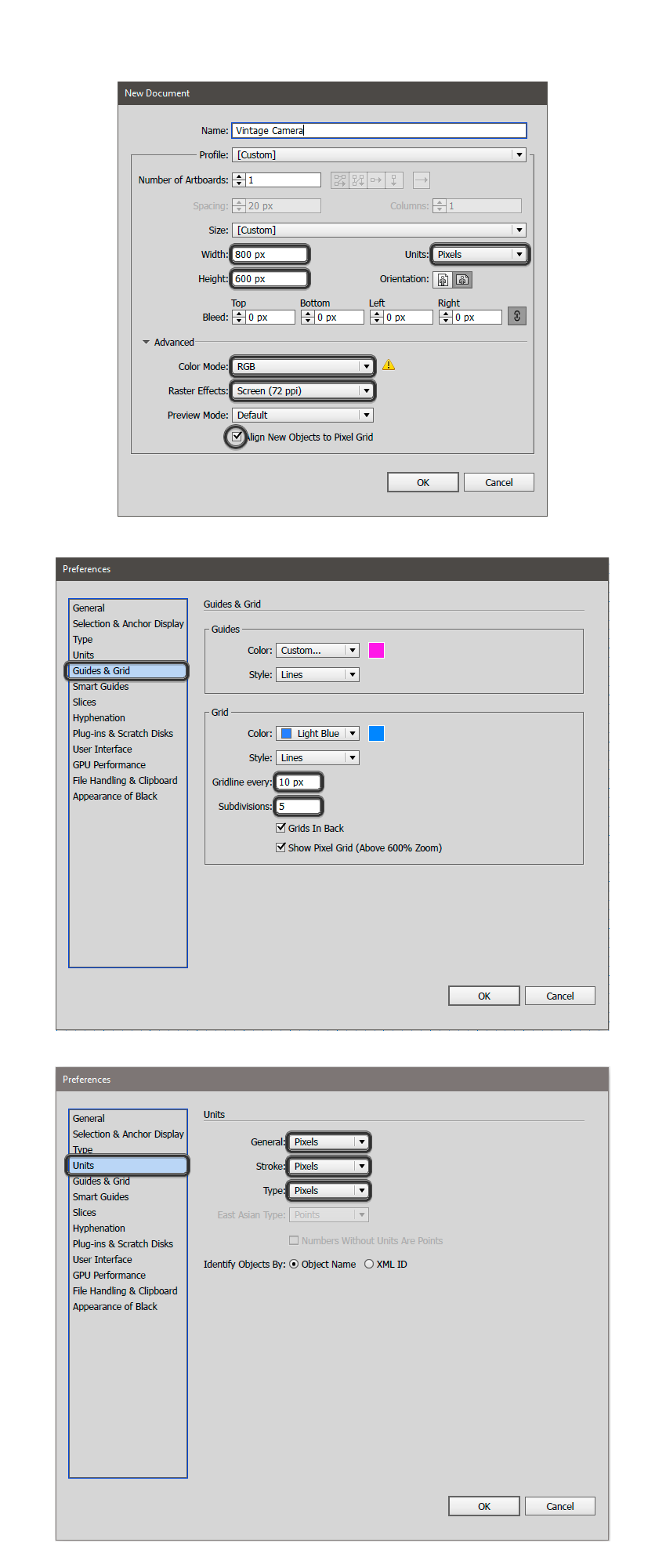 使用Illustrator绘制扁平化风格的复古相机图标教程  第2张