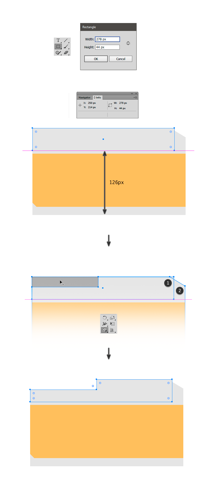 使用Illustrator绘制扁平化风格的复古相机图标教程  第7张