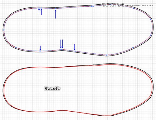 Illustrator绘制蓝色逼真的运动鞋效果图设计教程  第6张