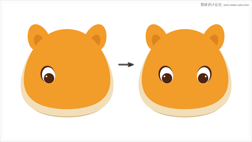 Illustrator绘制卡通可爱的小老虎插图设计教程 第7张 Illustrator绘制卡通可爱的小老虎插图设计教程 第7张