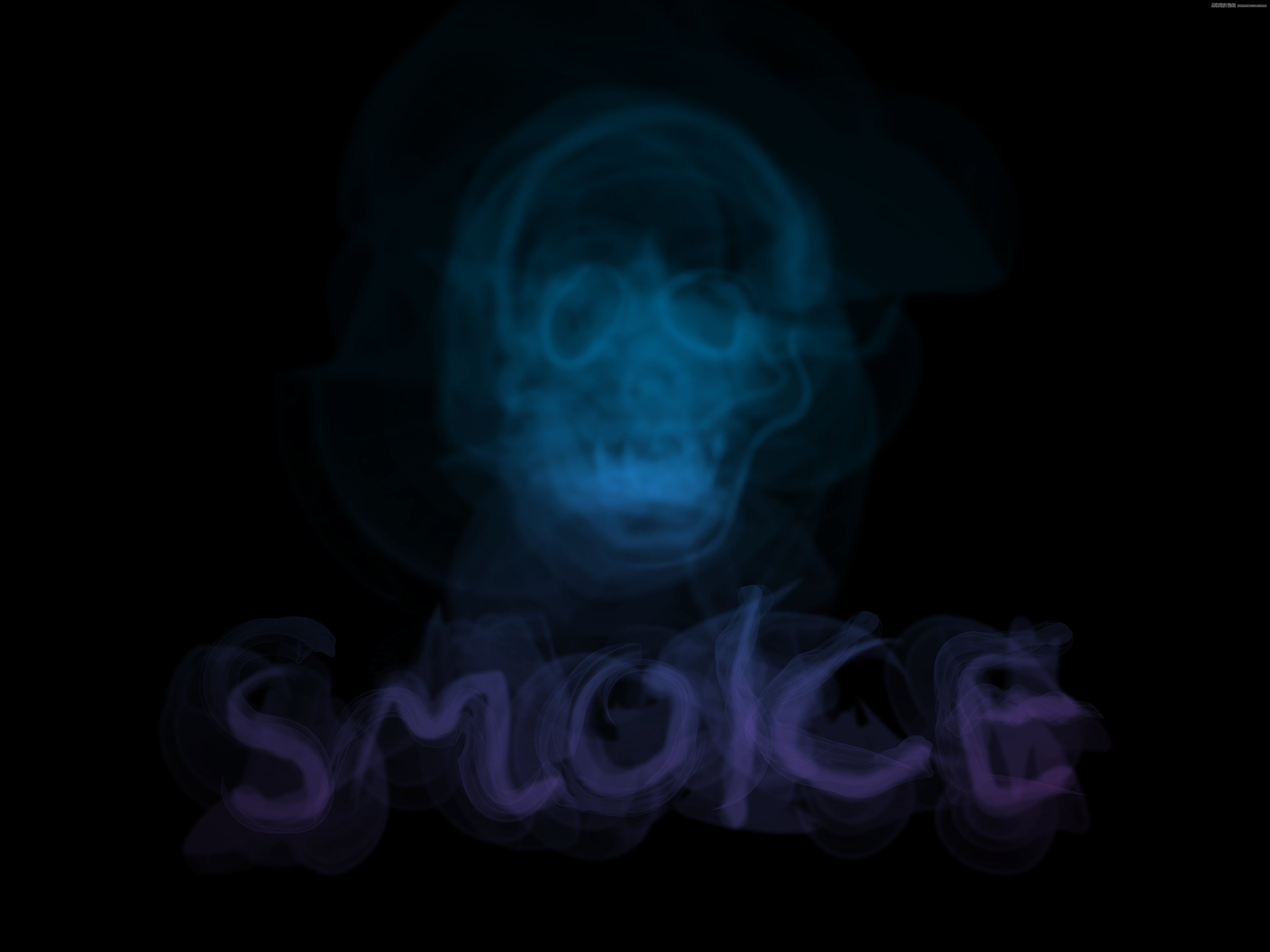 Illustrator制作烟雾缭绕的艺术字教程