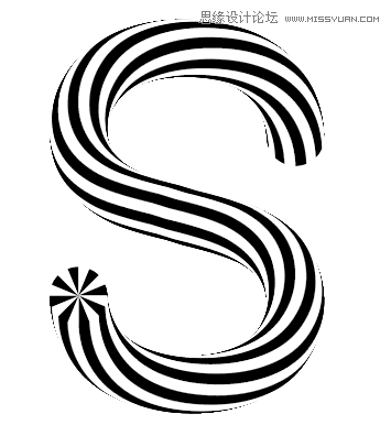 Illustrator绘制超酷立体风格的线条文字  第6张