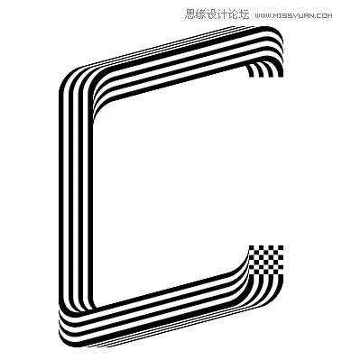 Illustrator绘制超酷立体风格的线条文字  第8张