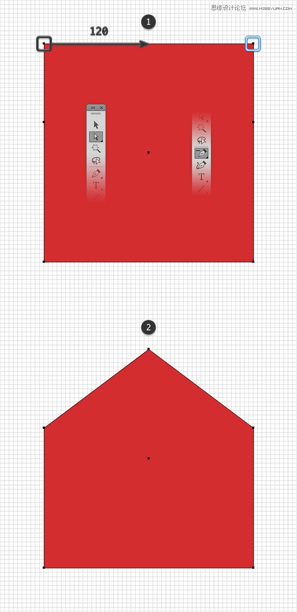 Illustrator绘制立体风格的红色信封图标 第4张 Illustrator绘制立体风格的红色信封图标 第4张