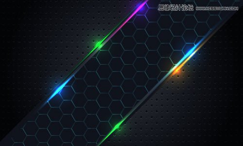 Illustrator绘制大气典雅的灯光背景效果图 第1张 Illustrator绘制大气典雅的灯光背景效果图 第1张