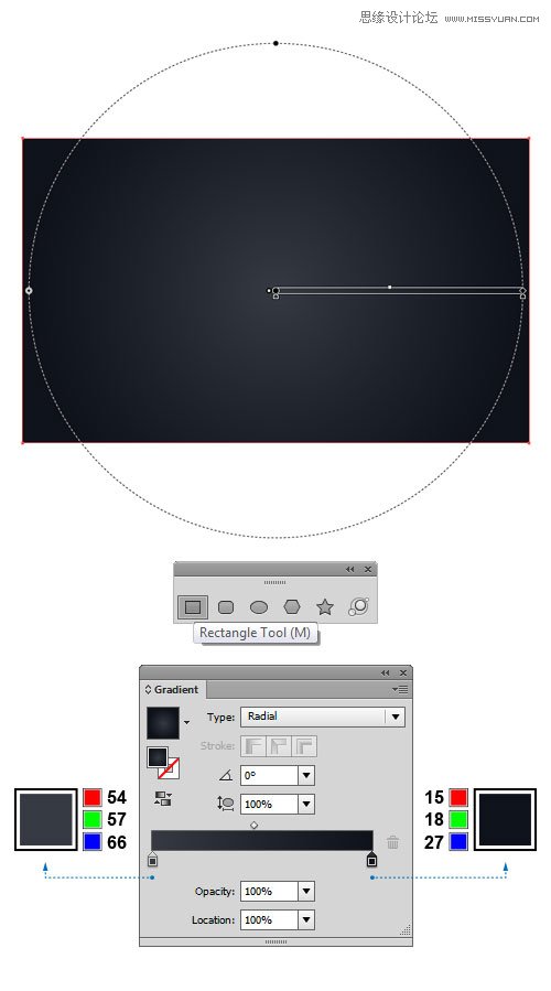 Illustrator绘制大气典雅的灯光背景效果图 第2张 Illustrator绘制大气典雅的灯光背景效果图 第2张