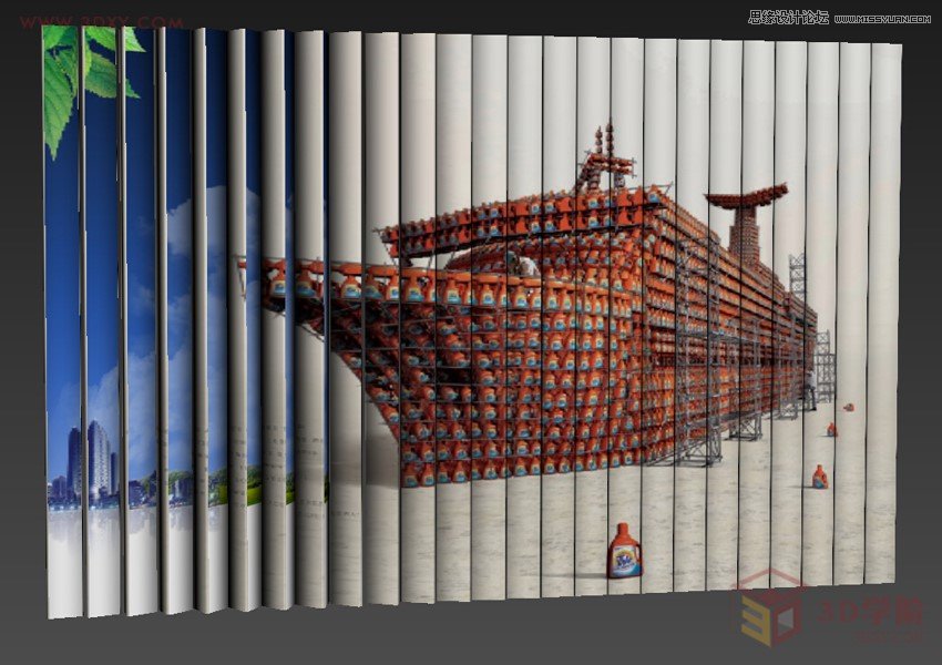 3DMAX制作户外风格翻页广告牌效果 第1张 3DMAX制作户外风格翻页广告牌效果 第1张