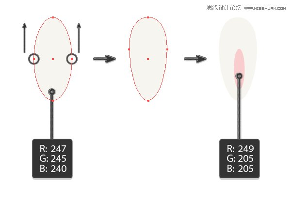 Illustrator绘制春季抱着花朵的小兔子  第8张