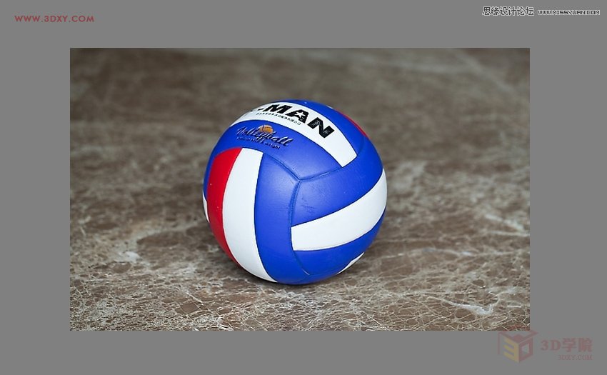 3DMAX制作简单逼真的排球效果图 第2张 3DMAX制作简单逼真的排球效果图 第2张