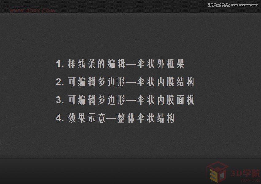 3Dsmax制作创意的太阳能充电伞教程  第3张