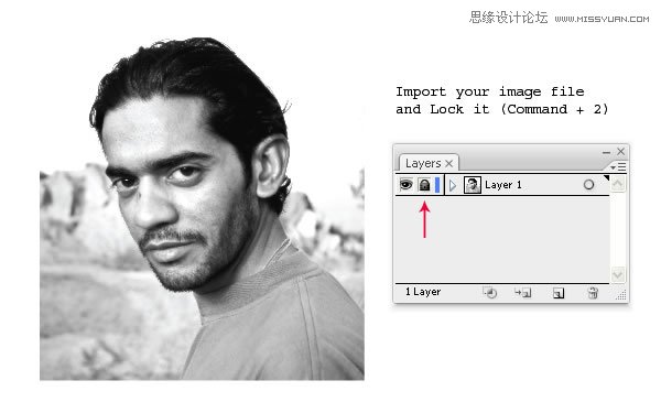 Illustrator把照片制作成矢量线条插画  第2张