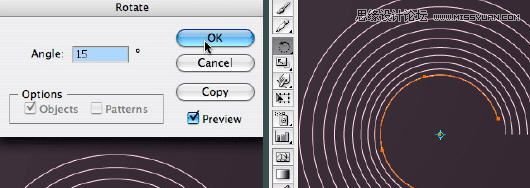 Illustrator旋转工具与缩放工具使用技巧 第4张 Illustrator旋转工具与缩放工具使用技巧 第4张