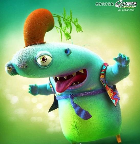 3ds Max制作吓人的外星小怪物 第1张 3ds Max制作吓人的外星小怪物 第1张