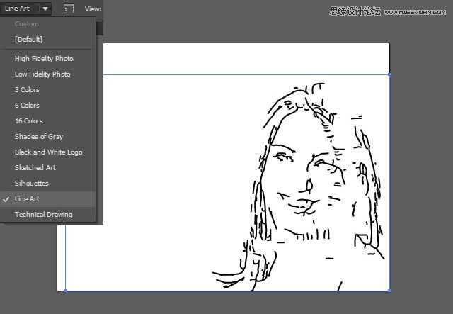 Illustrator调出人物照片质感的黑白效果  第14张