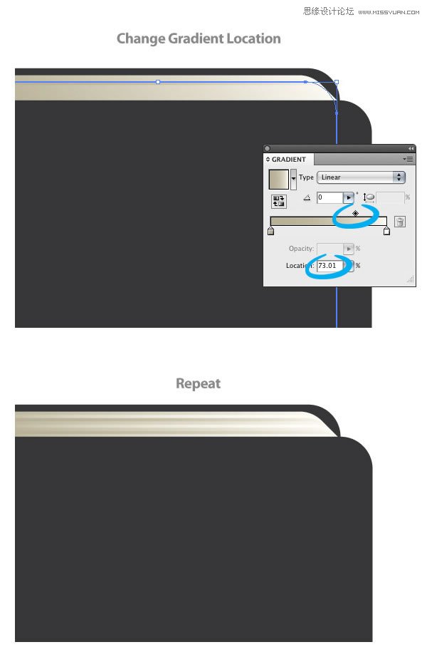 Illustrator绘制立体效果的黑色笔记本  第9张