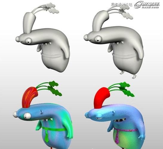 3ds Max制作吓人的外星小怪物 第4张 3ds Max制作吓人的外星小怪物 第4张