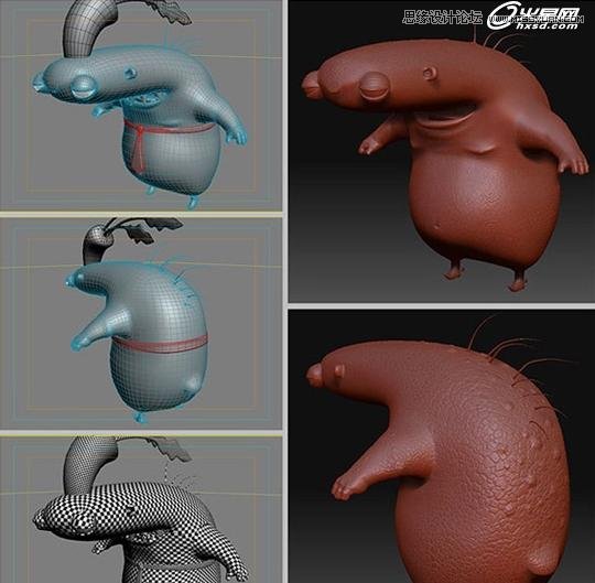 3ds Max制作吓人的外星小怪物 第5张 3ds Max制作吓人的外星小怪物 第5张