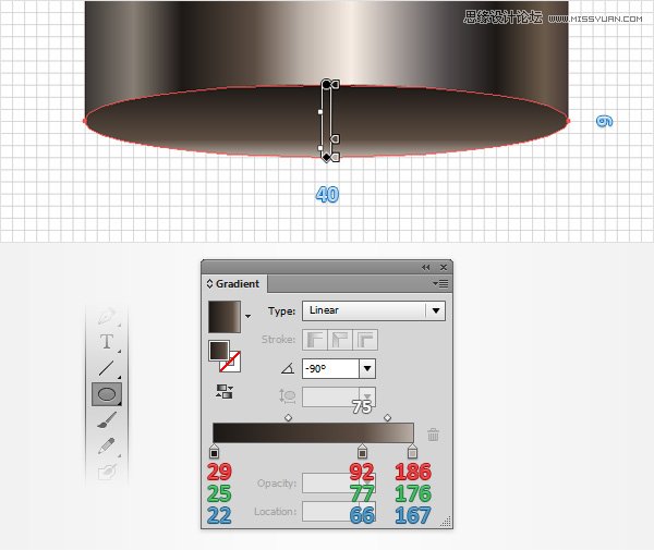 Illustrator制作神话般的指甲油文字效果 第6张 Illustrator制作神话般的指甲油文字效果 第6张