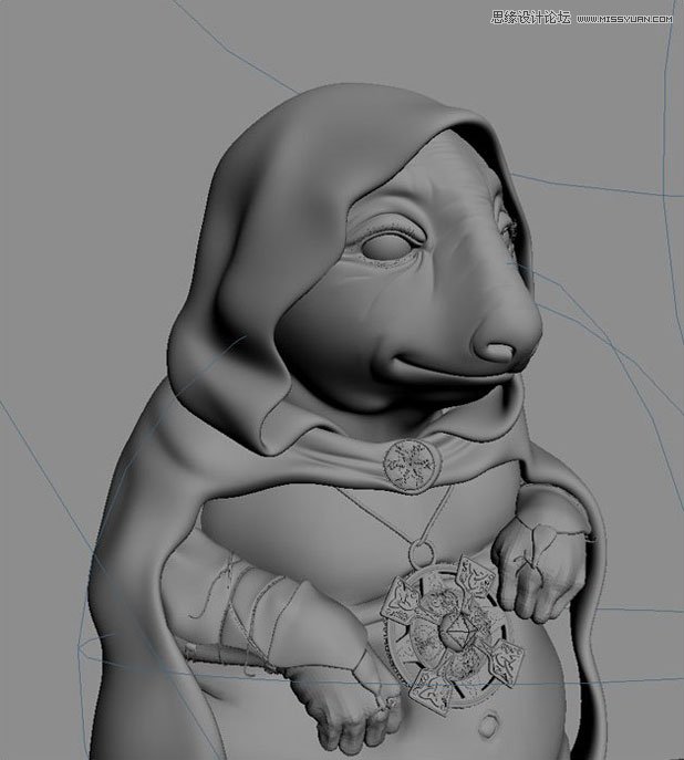 3DMAX制作身穿盔甲的外星人教程  第2张