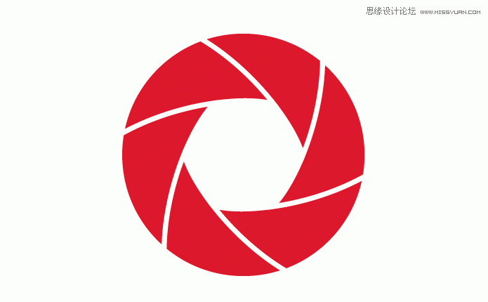 Illustrator设计创意的快门形状标志教程