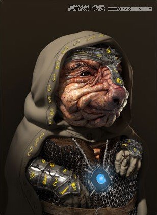 3DMAX制作身穿盔甲的外星人教程  第4张