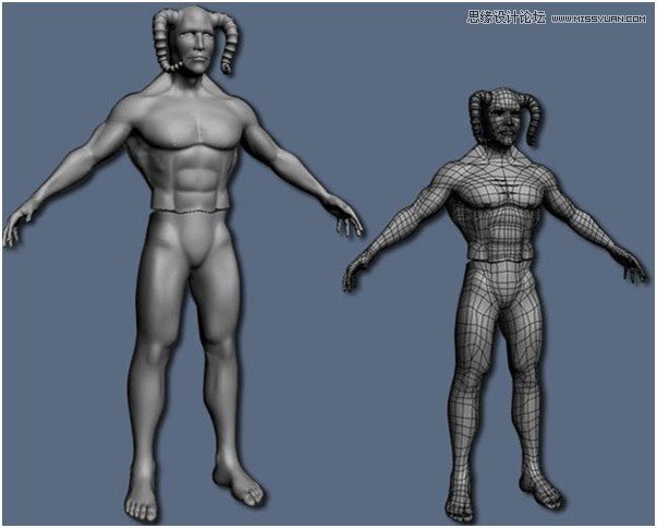 3Ds Max制作游戏中的CG人物教程  第6张