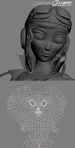 3ds Max绘制三维角色飞行员安妮教程  第5张