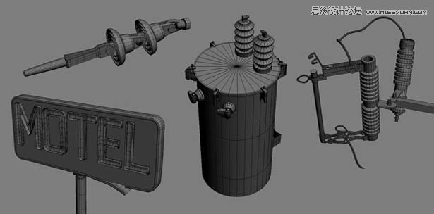 3ds Max制作马路上的破旧汽车教程  第3张