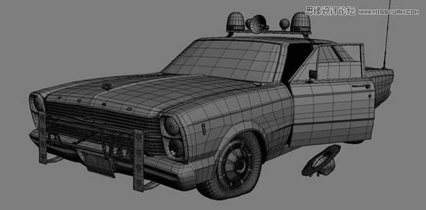 3ds Max制作马路上的破旧汽车教程  第4张