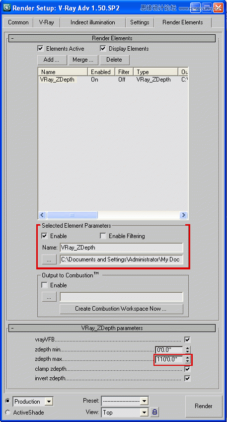 3DMAX结合V-Ray 1.50.SP2创建模糊效果景深  第6张