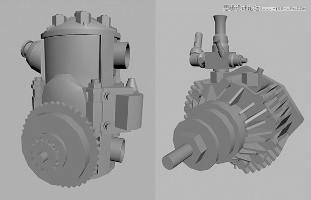 3DMAX制作超酷的外星机器人 第6张 3DMAX制作超酷的外星机器人 第6张