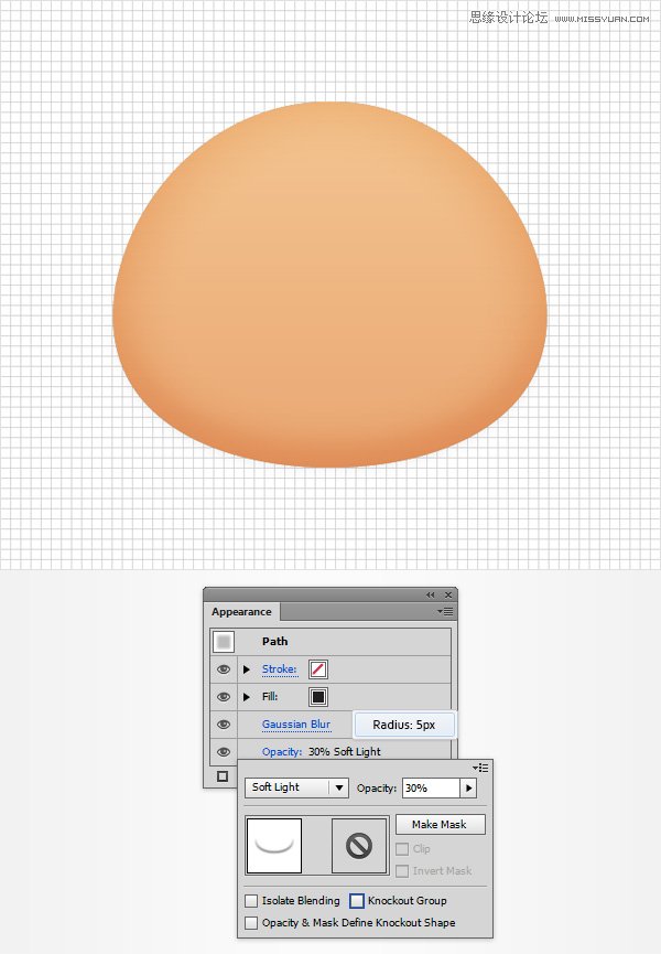 Illustrator设计时尚有趣的卡通人物脸部  第10张