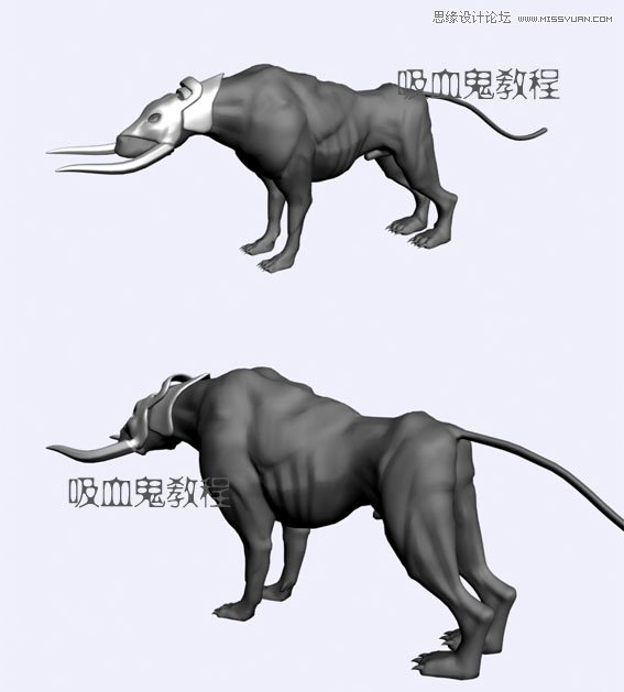 3ds MAX实例教程:多边形建模小狗 第1张 3ds MAX实例教程:多边形建模小狗 第1张