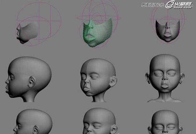 3ds Max制作傲慢的国外小孩教程  第2张