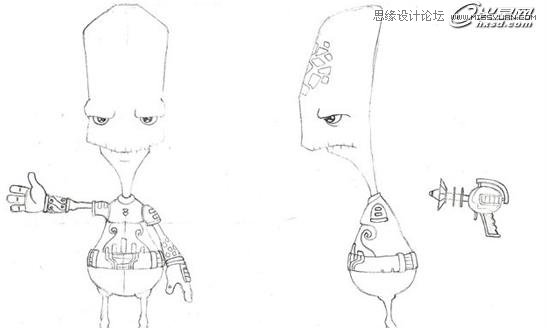 3ds Max绘制个性的外星生物  第2张