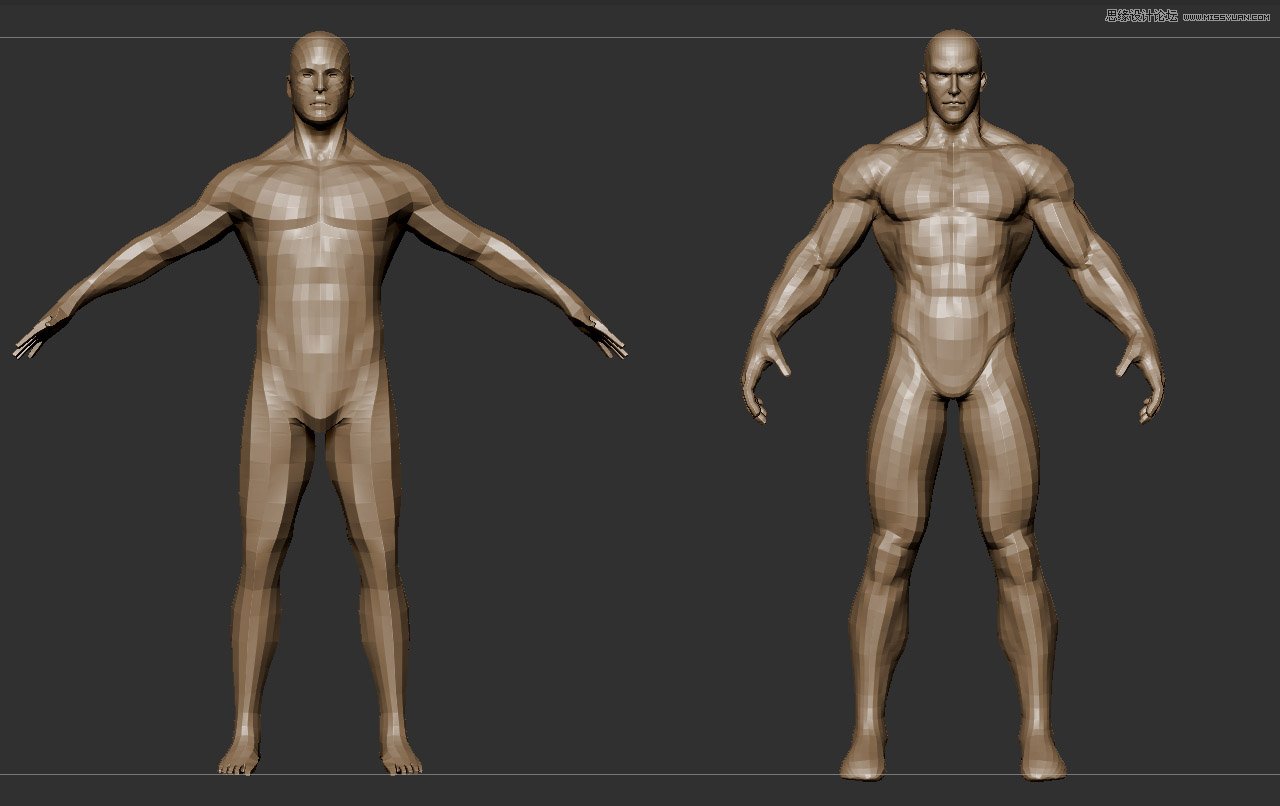 3dMax结合zbrush制作超酷的霸王丸教程  第3张