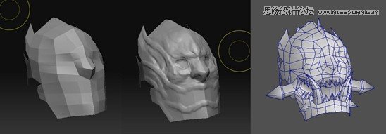 3dsMAX制作火离妖游戏模型过程  第3张