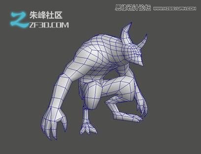 3dsMAX制作火离妖游戏模型过程  第5张