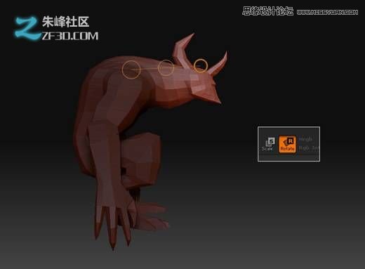 3dsMAX制作火离妖游戏模型过程  第6张