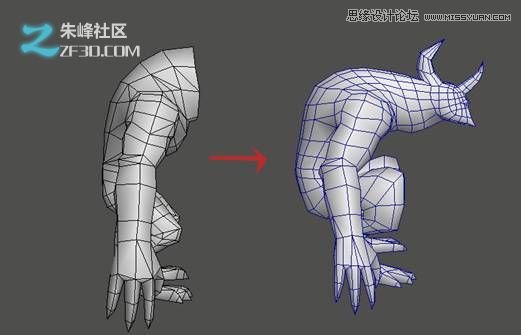 3dsMAX制作火离妖游戏模型过程  第7张