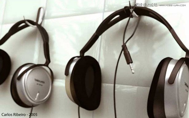 3DSMAX制作逼真的电脑耳机教程  第8张