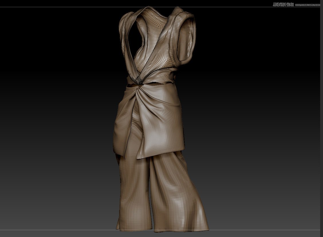 3dMax结合zbrush制作超酷的霸王丸教程  第8张