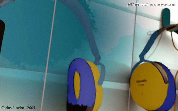 3DSMAX制作逼真的电脑耳机教程  第9张