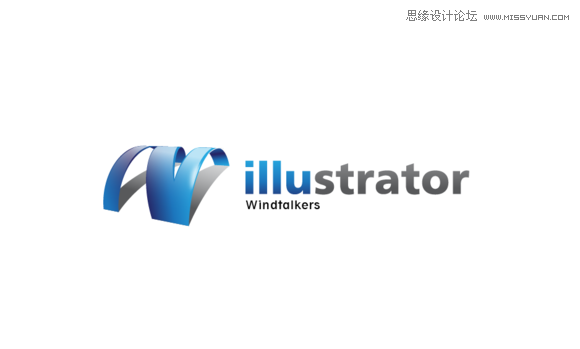 Illustrator巧用绕转功能制作立体LOGO  第2张