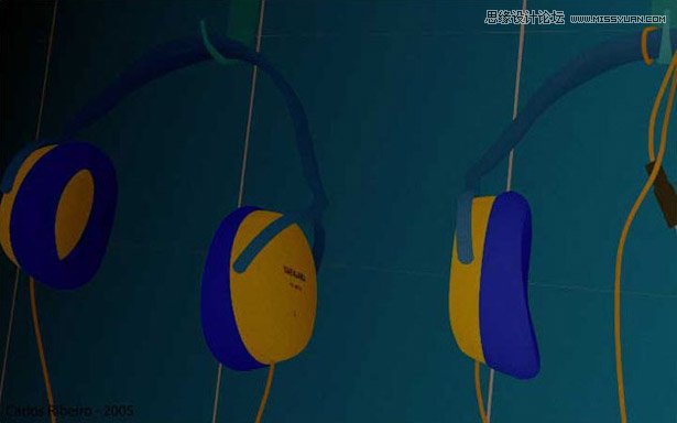 3DSMAX制作逼真的电脑耳机教程  第10张