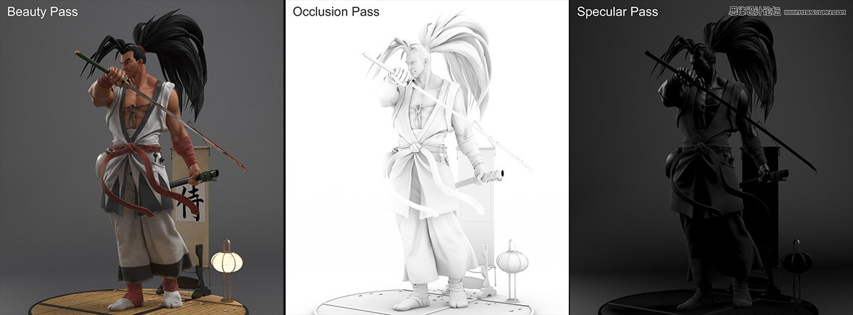 3dMax结合zbrush制作超酷的霸王丸教程  第11张