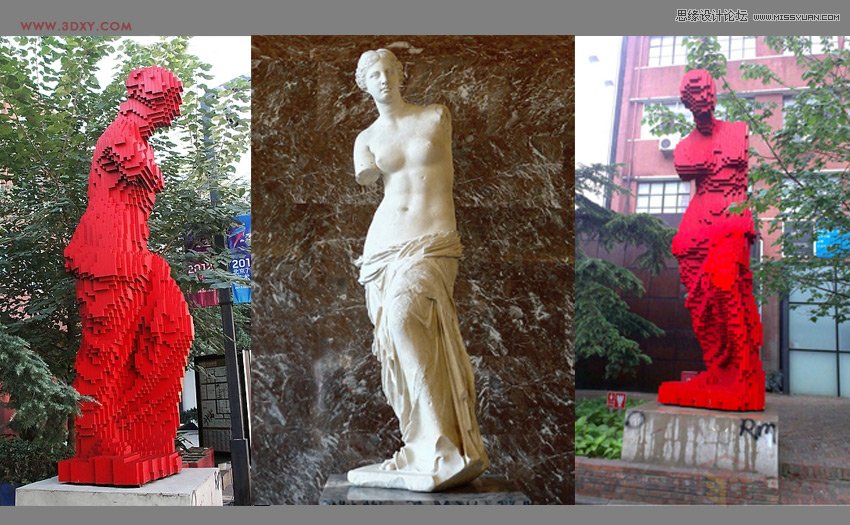 3ds MAX制作抽象的BOX物体和人像建模  第3张