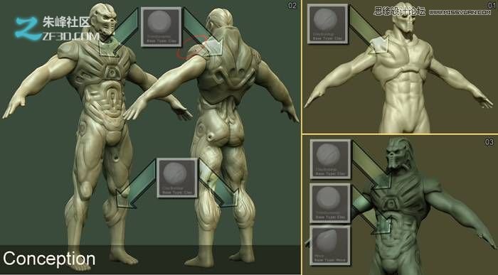 3dmax和zbrush制作格斗机器忍者教程 第2张 3dmax和zbrush制作格斗机器忍者教程 第2张