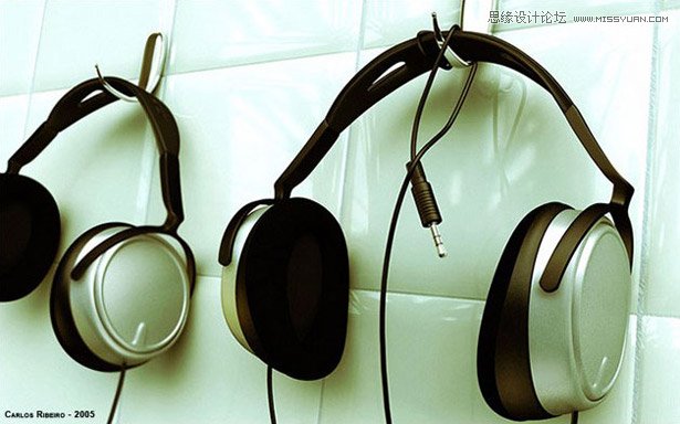 3DSMAX制作逼真的电脑耳机教程  第16张