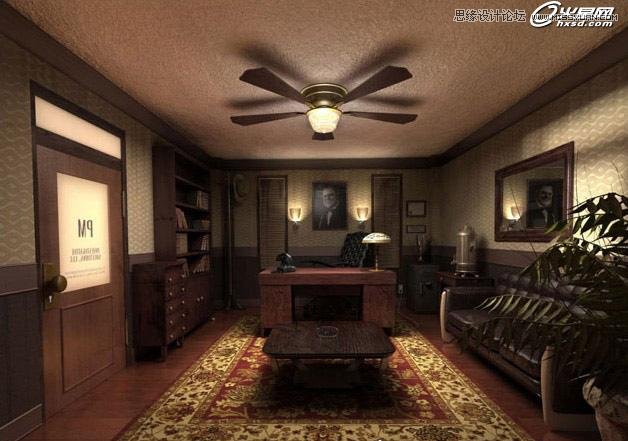 3ds Max绘制高档办公室效果图